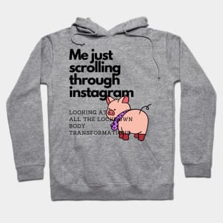 No body transformation Hoodie